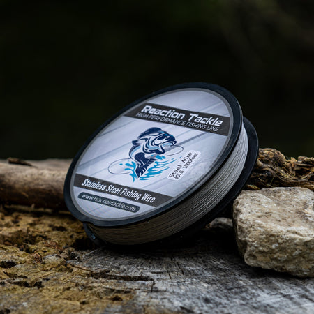 Reaction Tackle Stainless Steel Trolling Line 30LB - Get Tight Gear
