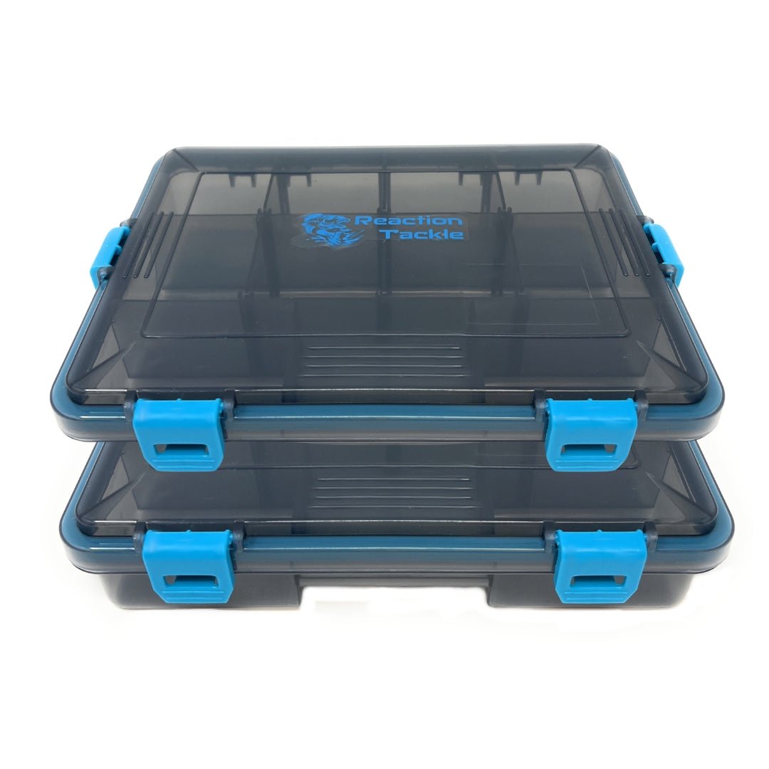 Reaction Tackle Standard Tackle Tray - Sturdy and Waterproof with 4 Reliable Clips - Get Tight Gear