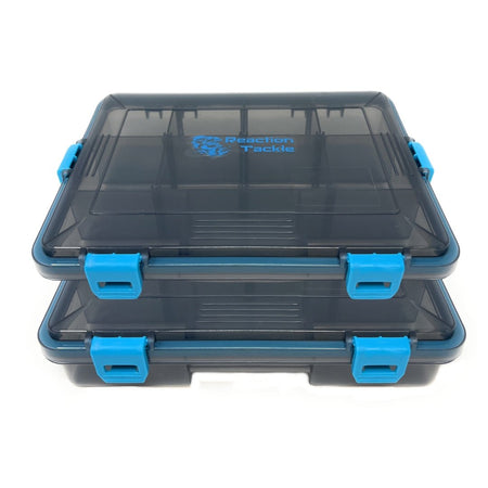 Reaction Tackle Standard Tackle Tray - Sturdy and Waterproof with 4 Reliable Clips - Get Tight Gear