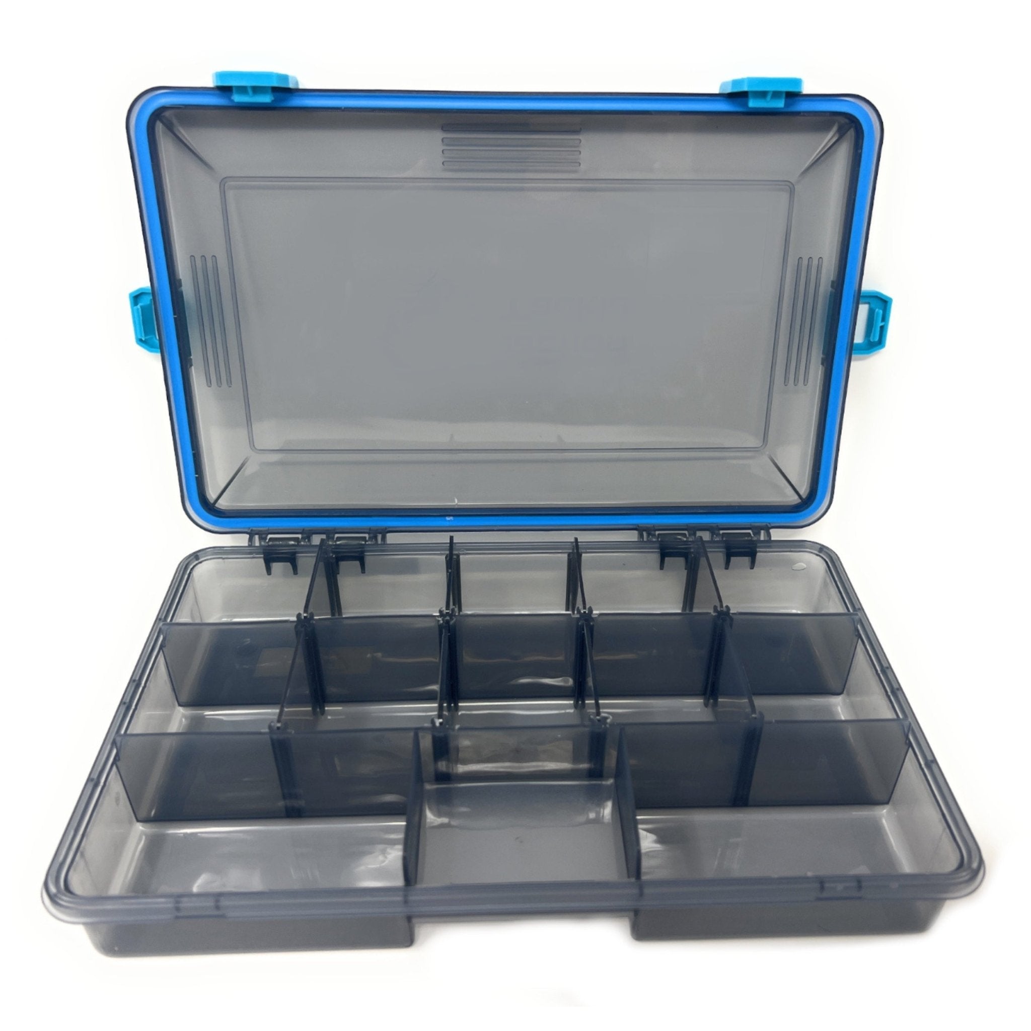 Reaction Tackle Standard Tackle Tray - Sturdy and Waterproof with 4 Reliable Clips - Get Tight Gear