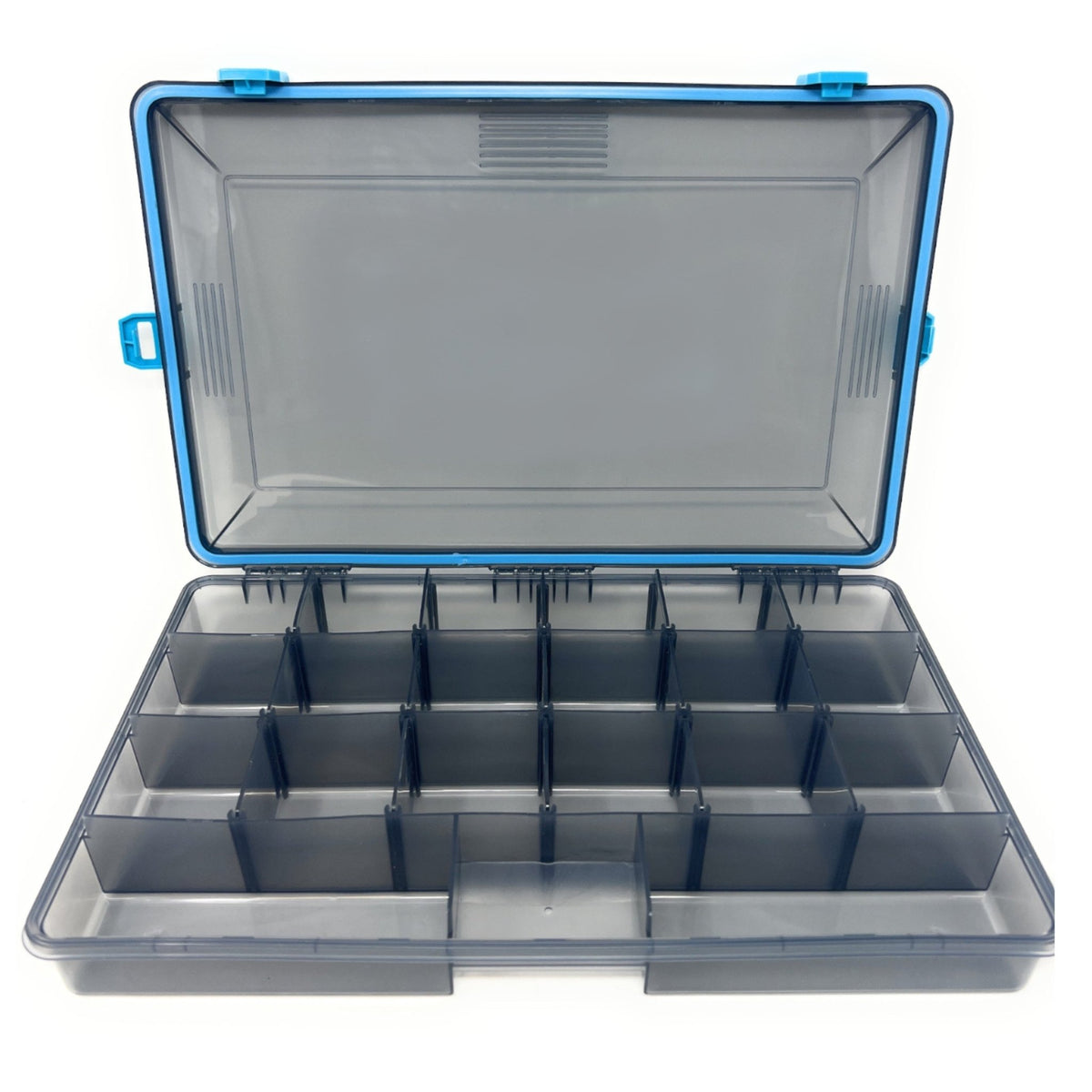 Reaction Tackle Standard Tackle Tray - Sturdy and Waterproof with 4 Reliable Clips - Get Tight Gear