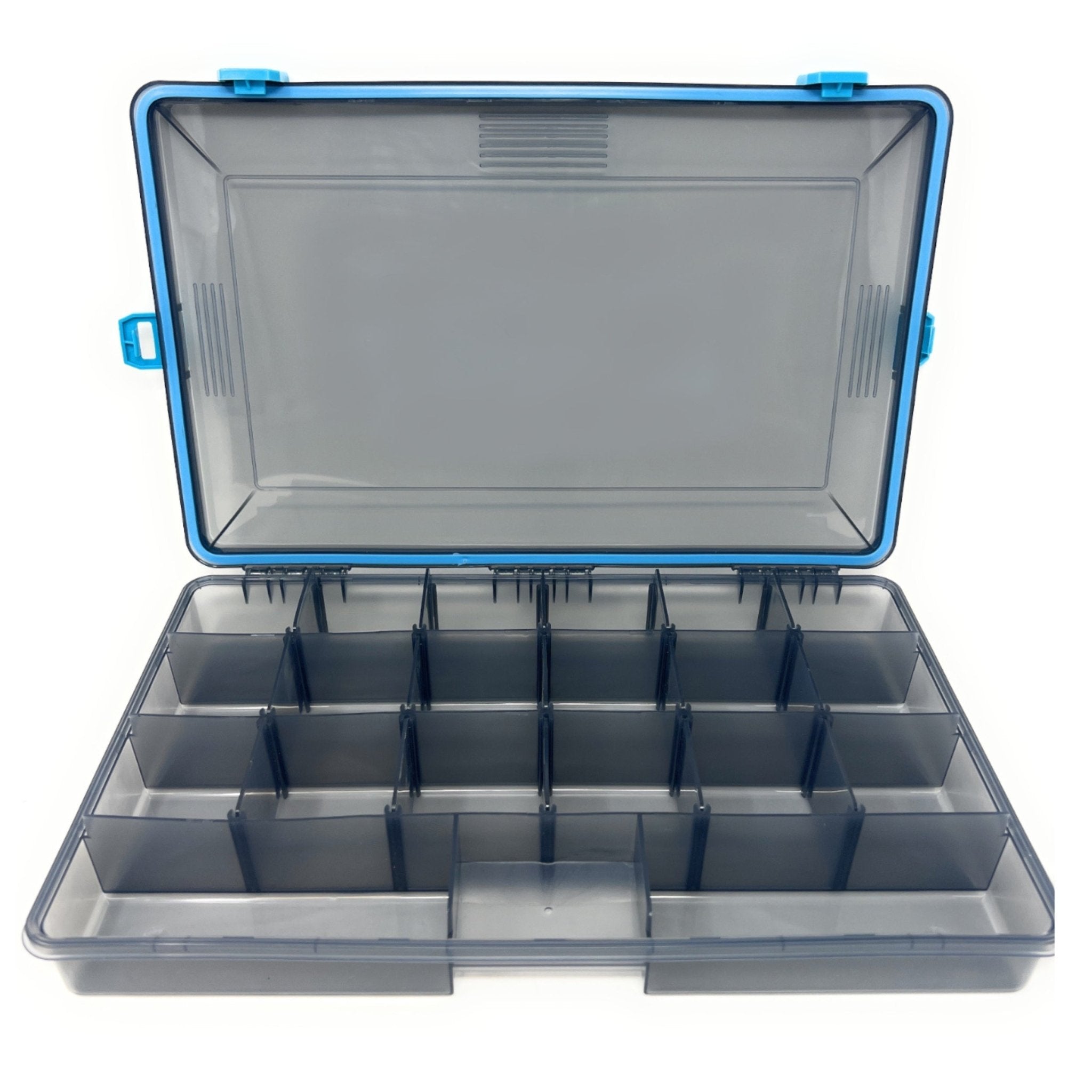 Reaction Tackle Standard Tackle Tray - Sturdy and Waterproof with 4 Reliable Clips - Get Tight Gear