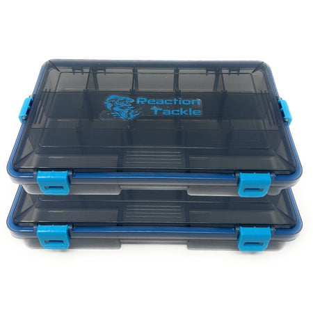 Reaction Tackle Standard Tackle Tray - Sturdy and Waterproof with 4 Reliable Clips - Get Tight Gear