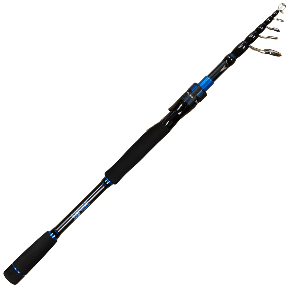 Reaction Tackle Telescopic Spinning Rod – Carbon Travel Fishing Rod – Collapsible Rod for Freshwater and Saltwater - NEW - Get Tight Gear
