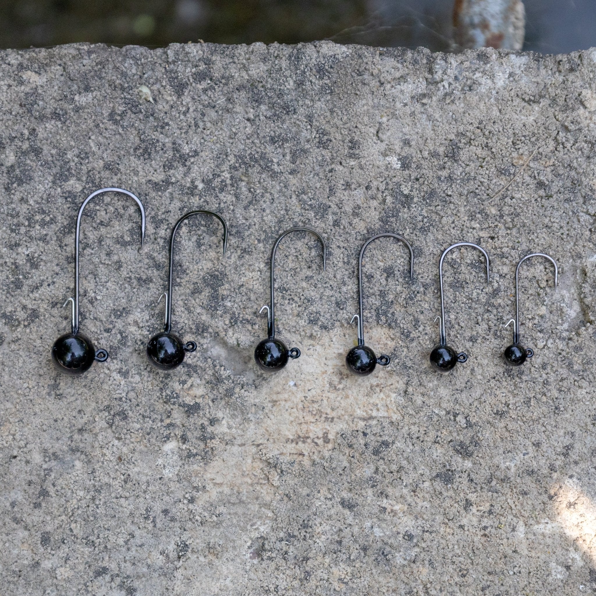 Reaction Tackle Tungsten Ball Jig Heads (5 - Pack) - Get Tight Gear
