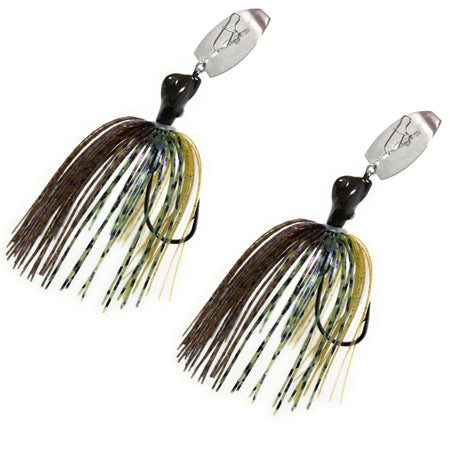 Reaction Tackle Tungsten Breaker Blade Jigs (2 - Pack) - Get Tight Gear
