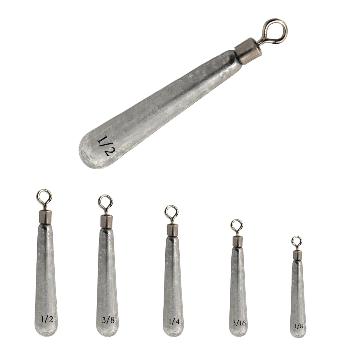 Reaction Tackle Tungsten Drop Shot Weights - Get Tight Gear