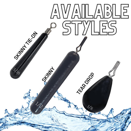 Reaction Tackle Tungsten Drop Shot Weights - Get Tight Gear