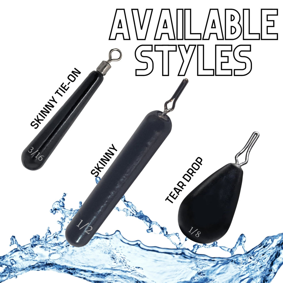 Reaction Tackle Tungsten Drop Shot Weights - Get Tight Gear
