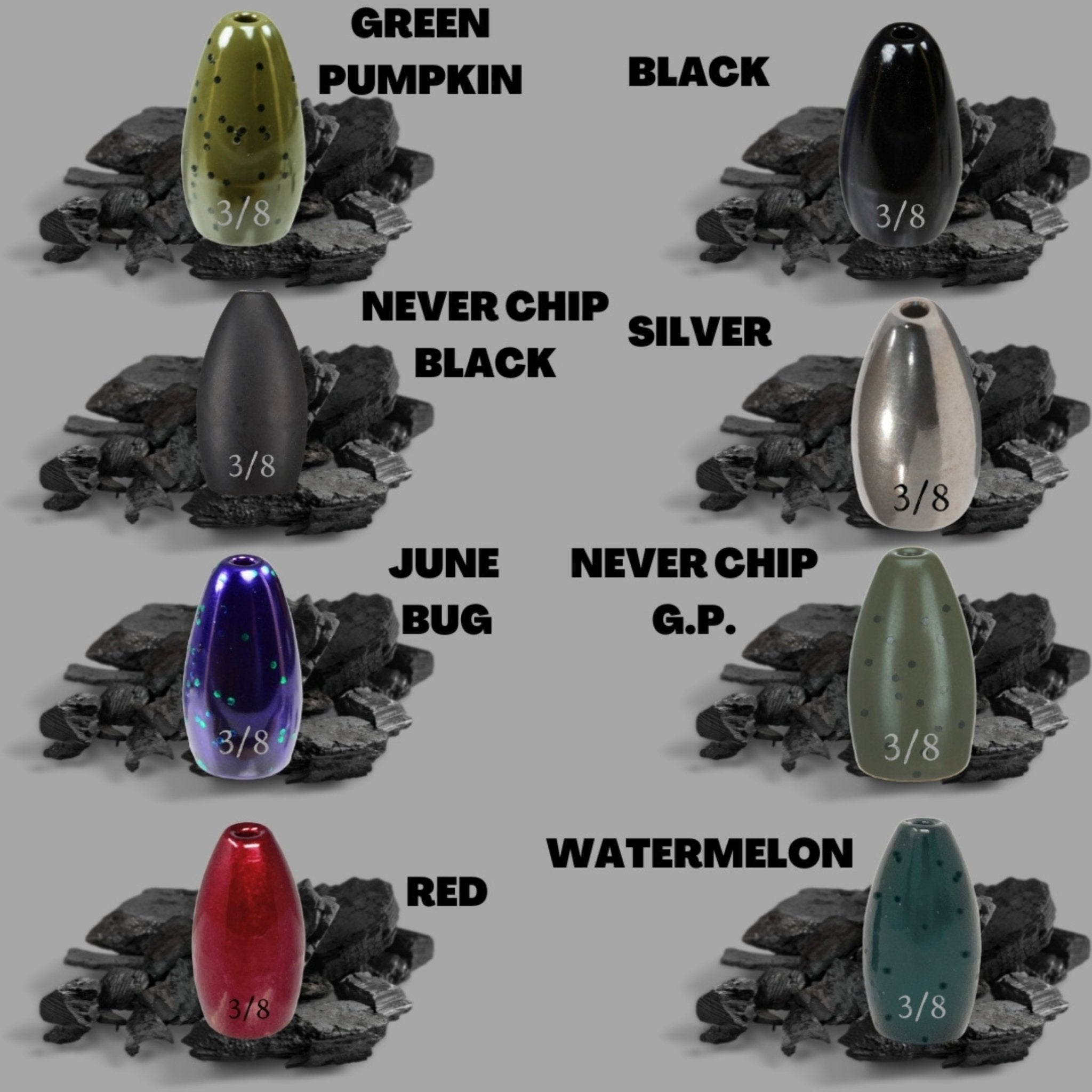 Reaction Tackle Tungsten Flipping Weights - Get Tight Gear