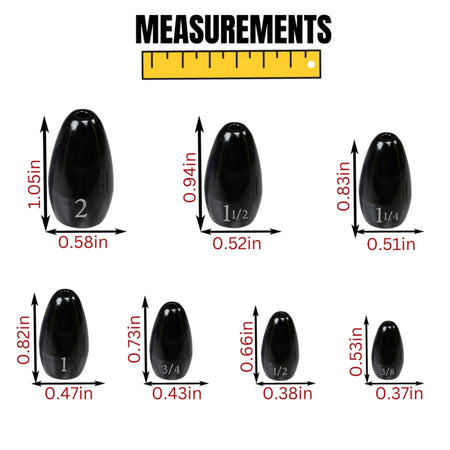 Reaction Tackle Tungsten Flipping Weights - Get Tight Gear