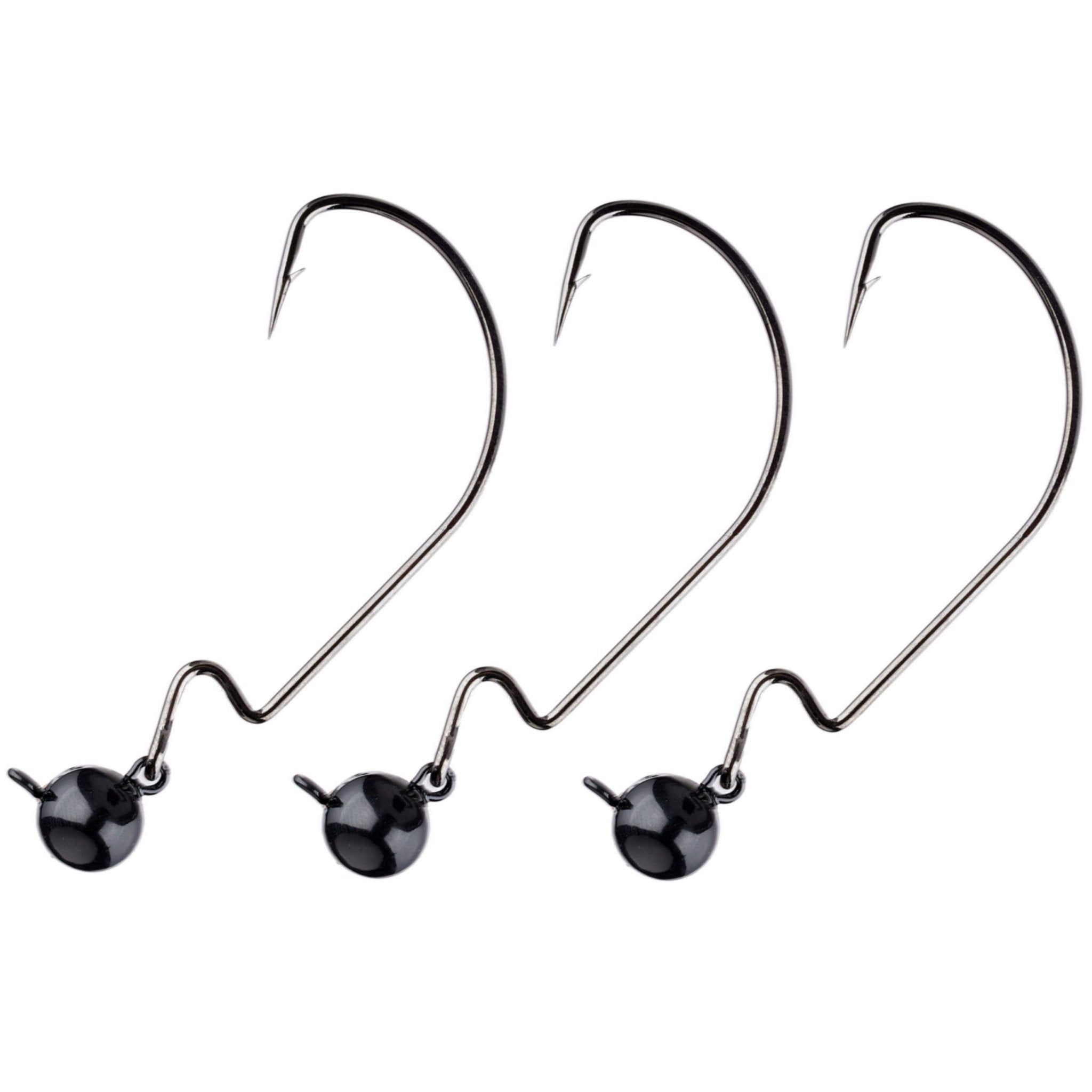 Reaction Tackle Tungsten Football/Swing Jig Heads - 3 - Pack - Get Tight Gear