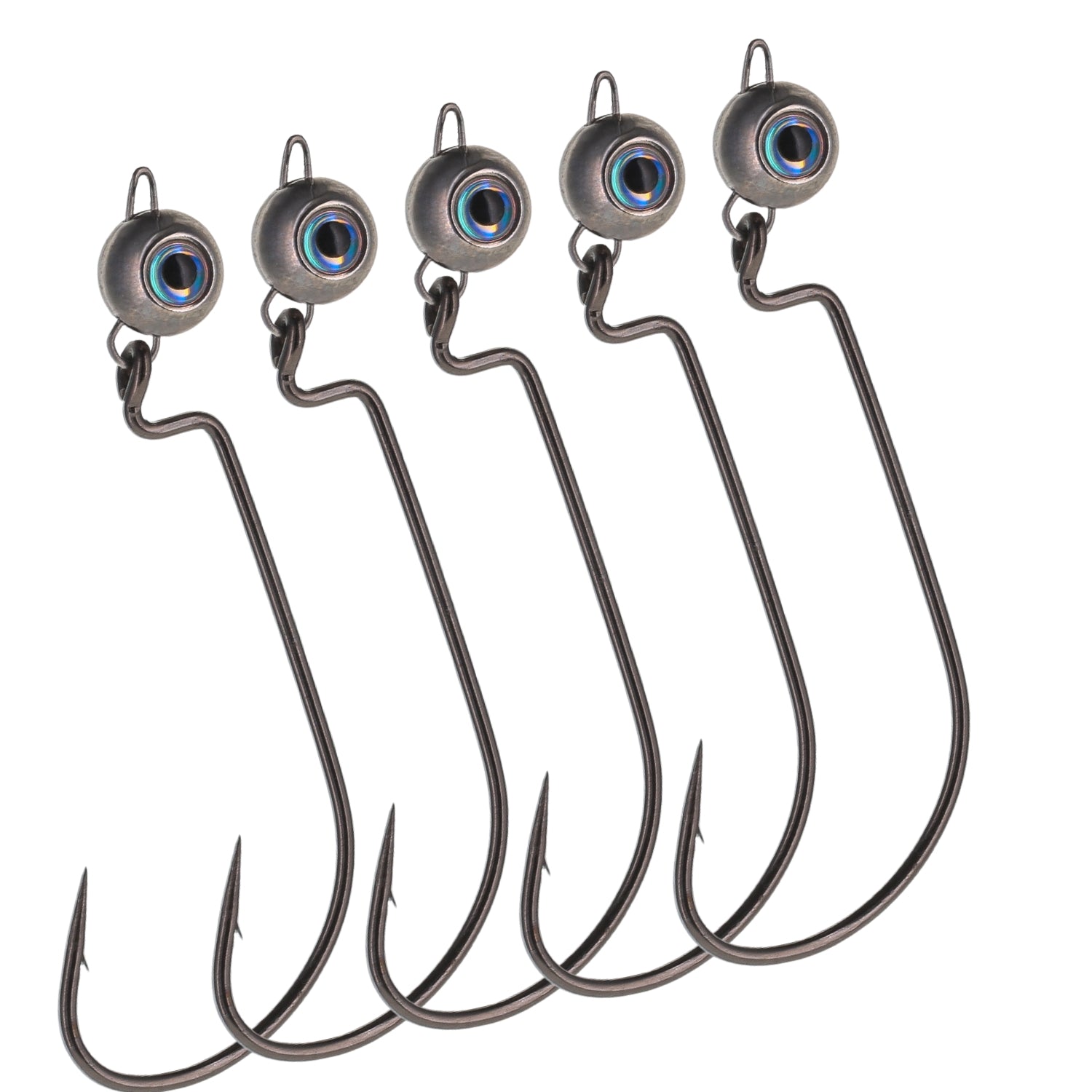 Reaction Tackle Tungsten Free Swing Jig Head - 5 - Pack - New - Get Tight Gear