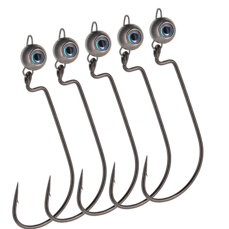 Reaction Tackle Tungsten Free Swing Jig Head - 5 - Pack - New - Get Tight Gear