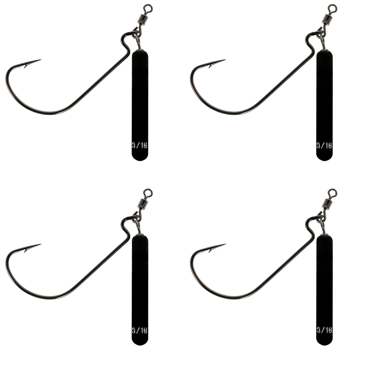 Reaction Tackle Tungsten Jika Rigs - 4PK - Get Tight Gear