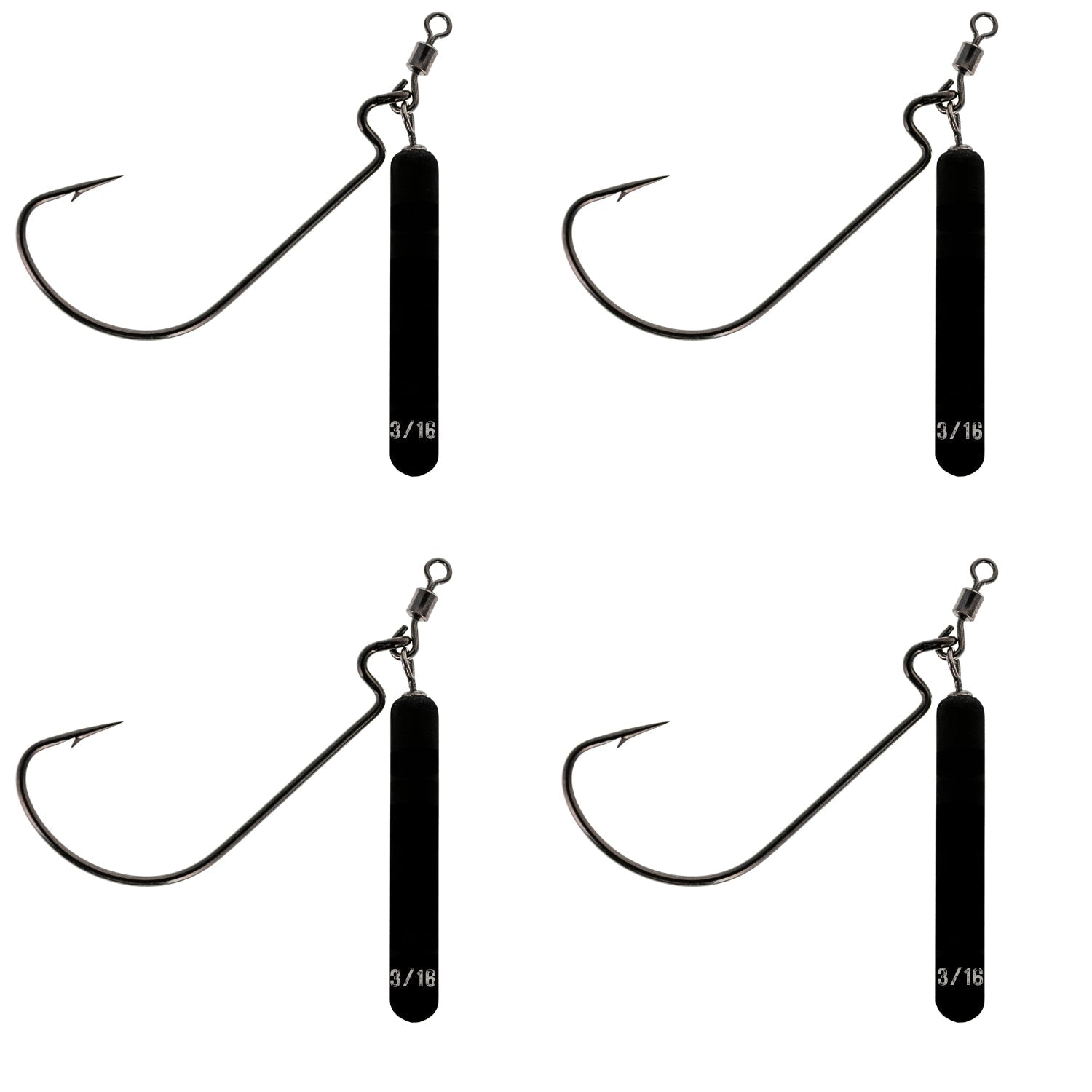 Reaction Tackle Tungsten Jika Rigs - 4PK - Get Tight Gear