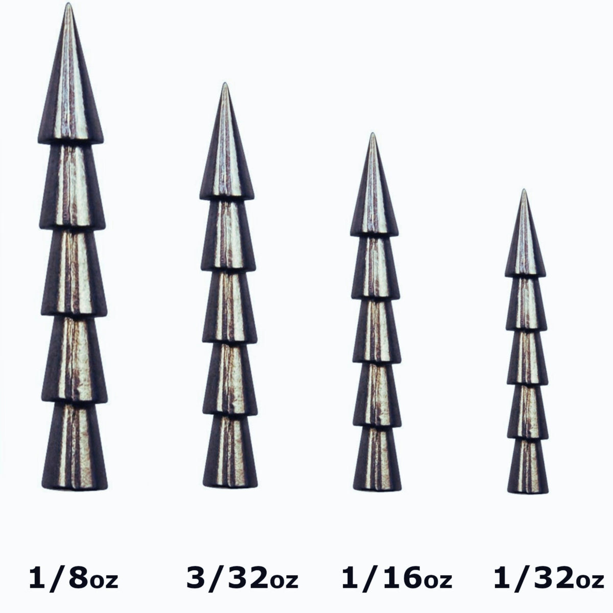 Reaction Tackle Tungsten Nail Weights/ Insert Sinkers - Get Tight Gear