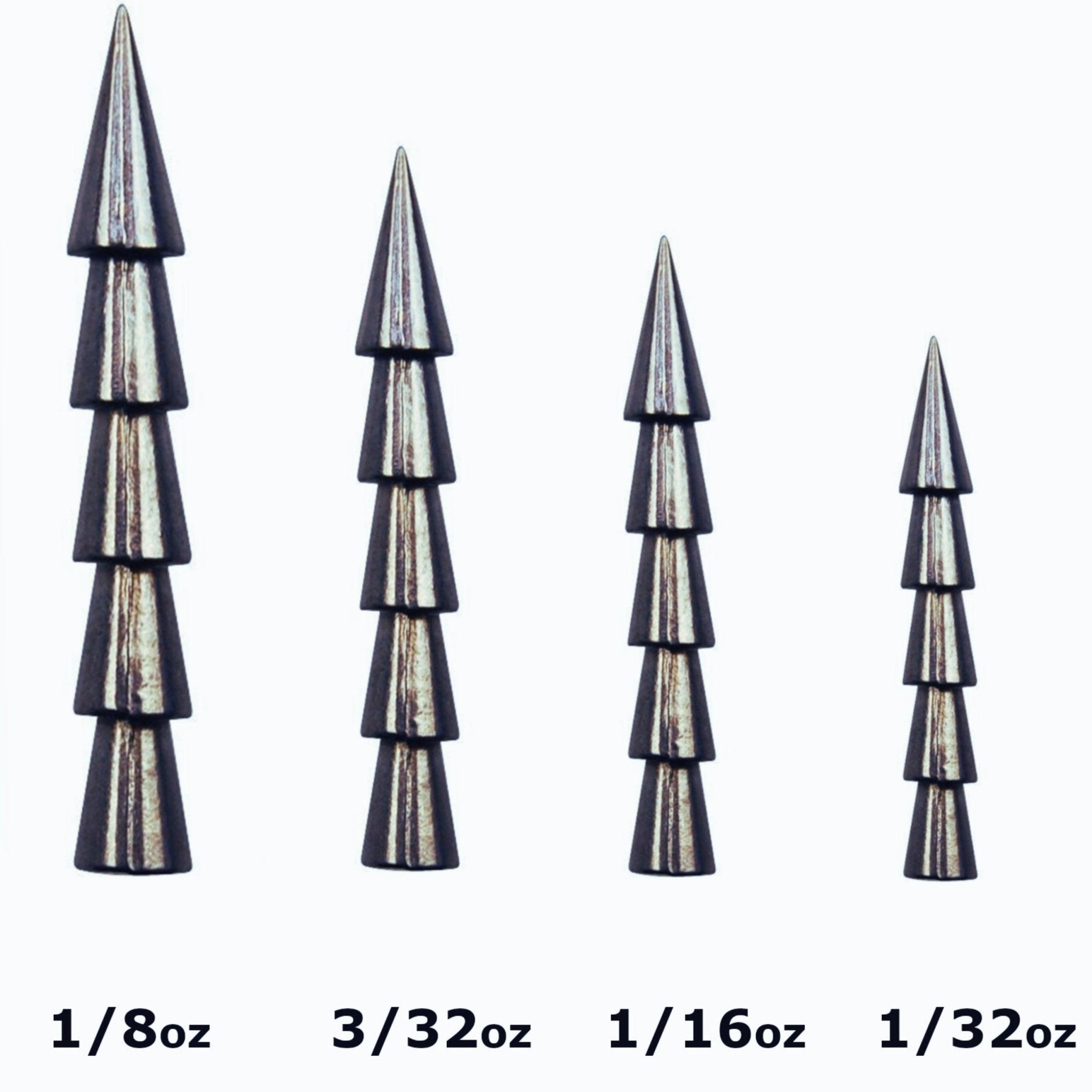 Reaction Tackle Tungsten Nail Weights/ Insert Sinkers - Get Tight Gear