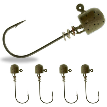 Reaction Tackle Tungsten Screw Lock Jig Heads (5 - Pack) - Get Tight Gear