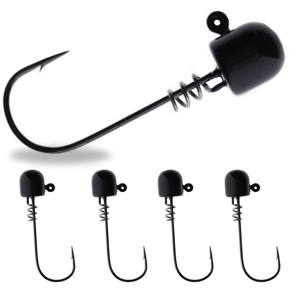Reaction Tackle Tungsten Screw Lock Jig Heads (5 - Pack) - Get Tight Gear