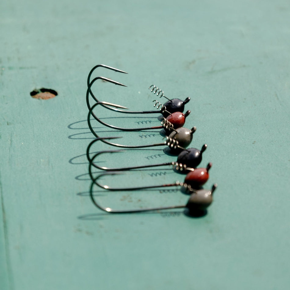 Reaction Tackle Tungsten Shaky Head Jigs 5 - Pack - Get Tight Gear