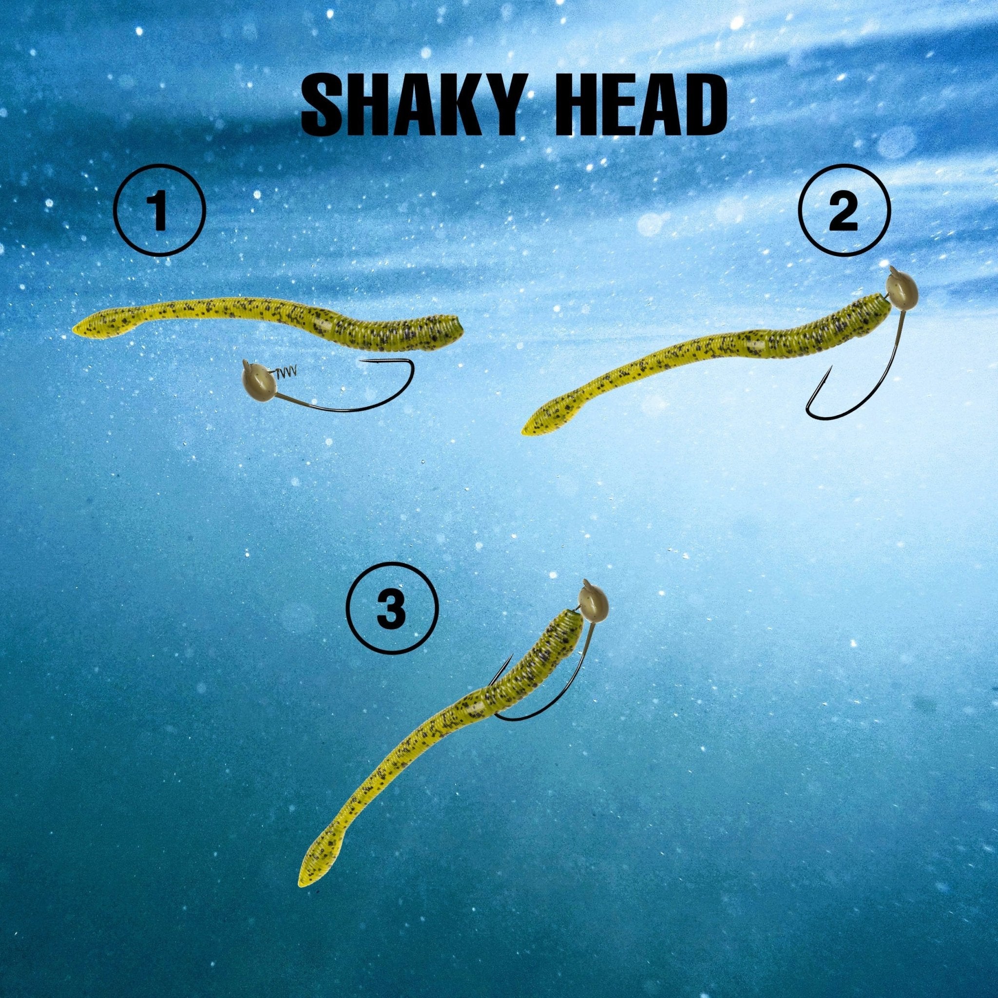 Reaction Tackle Tungsten Shaky Head Jigs 5 - Pack - Get Tight Gear