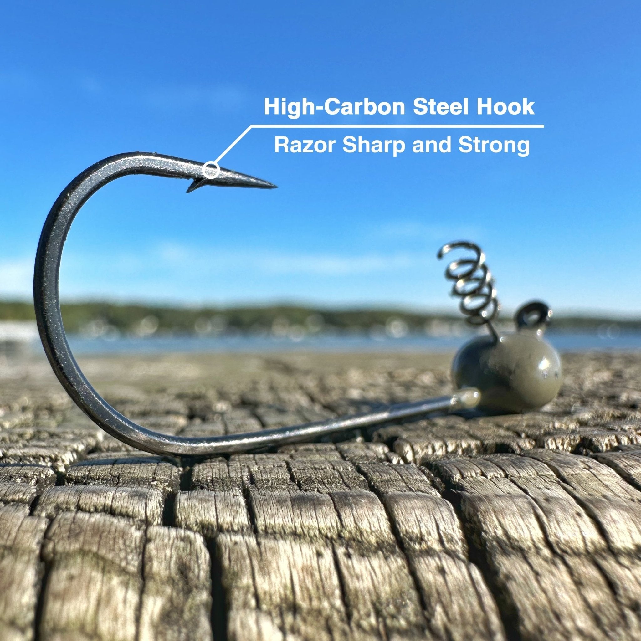 Reaction Tackle Tungsten Shaky Head Jigs 5 - Pack - Get Tight Gear
