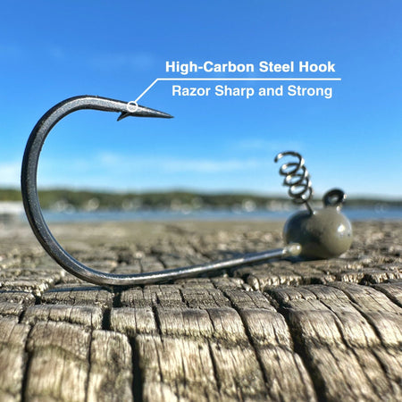 Reaction Tackle Tungsten Shaky Head Jigs 5 - Pack - Get Tight Gear