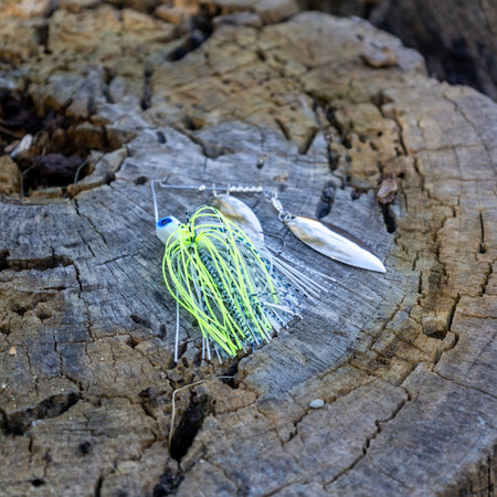 Reaction Tackle Tungsten Spinnerbait Jigs – 2 - Pack, Double Willow Blade - New - Get Tight Gear