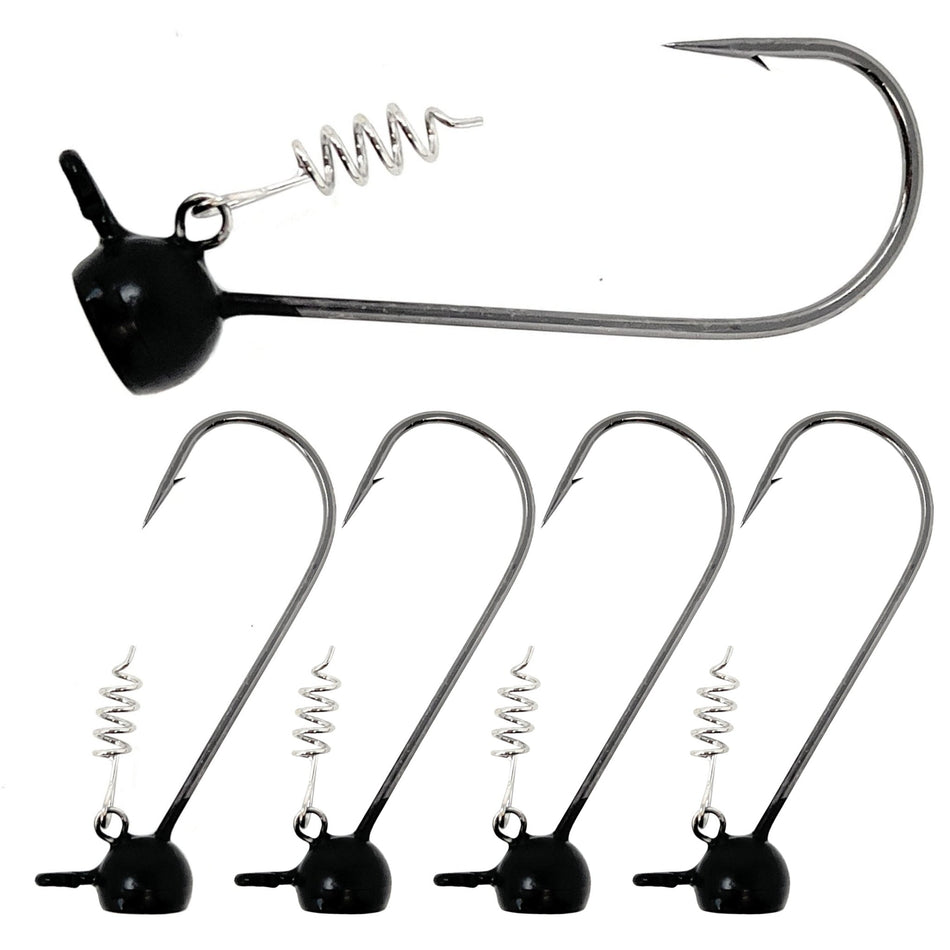 Reaction Tackle Tungsten Stand - Up Shaky Head Jigs (5 pack) - Get Tight Gear