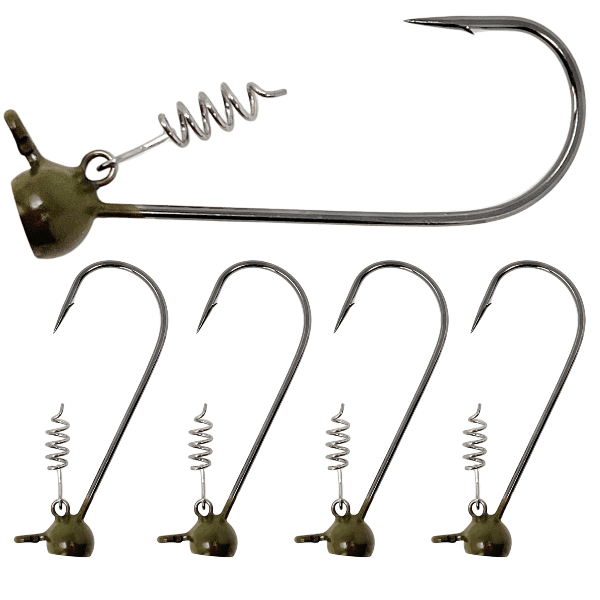 Reaction Tackle Tungsten Stand - Up Shaky Head Jigs (5 pack) - Get Tight Gear