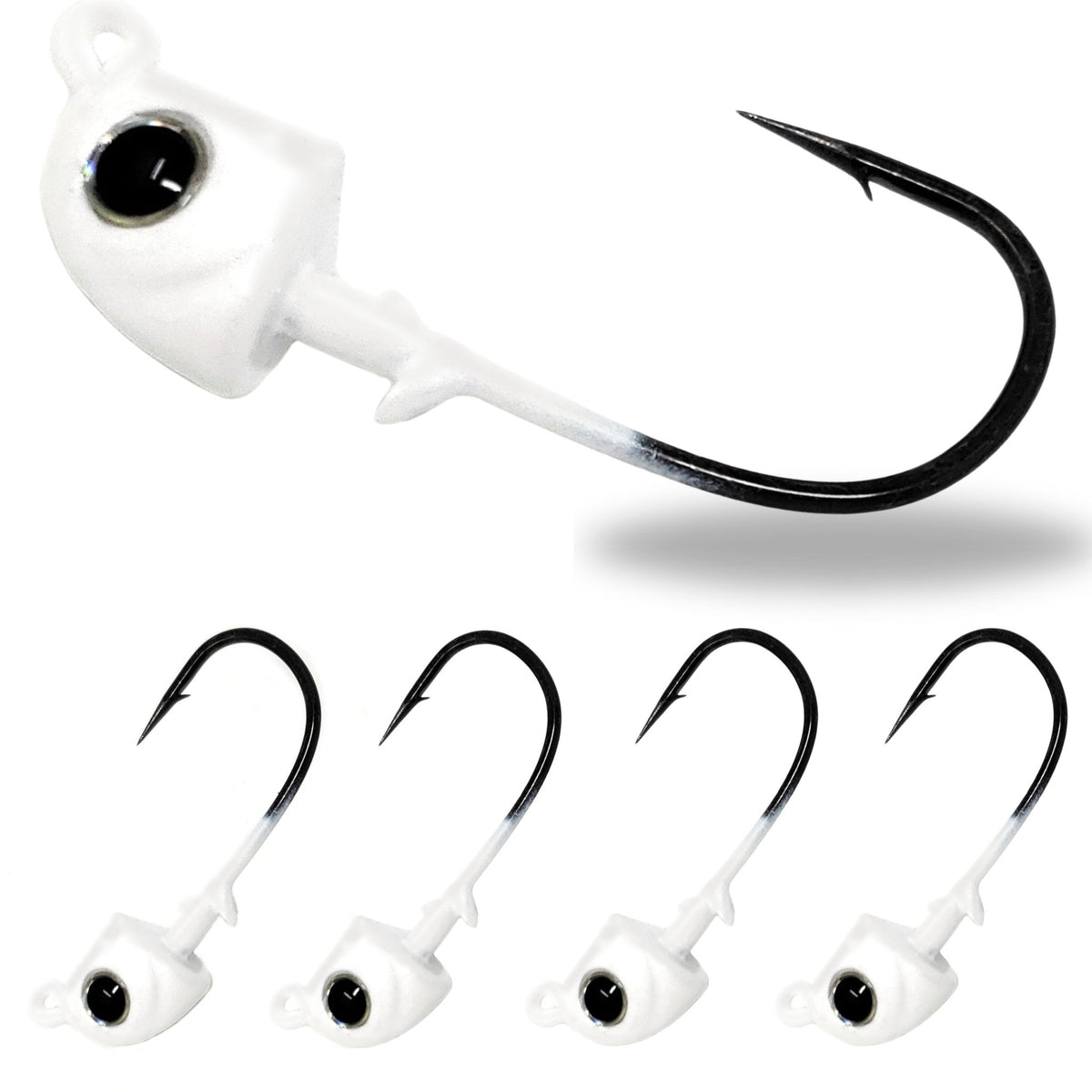 Reaction Tackle Tungsten Swimbait Jig Heads (5 - Pack) - Get Tight Gear