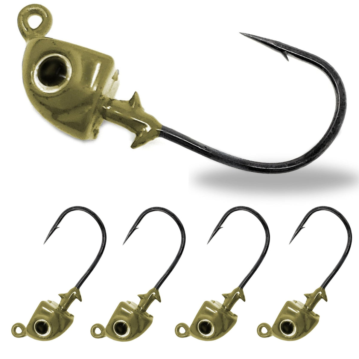 Reaction Tackle Tungsten Swimbait Jig Heads (5 - Pack) - Get Tight Gear