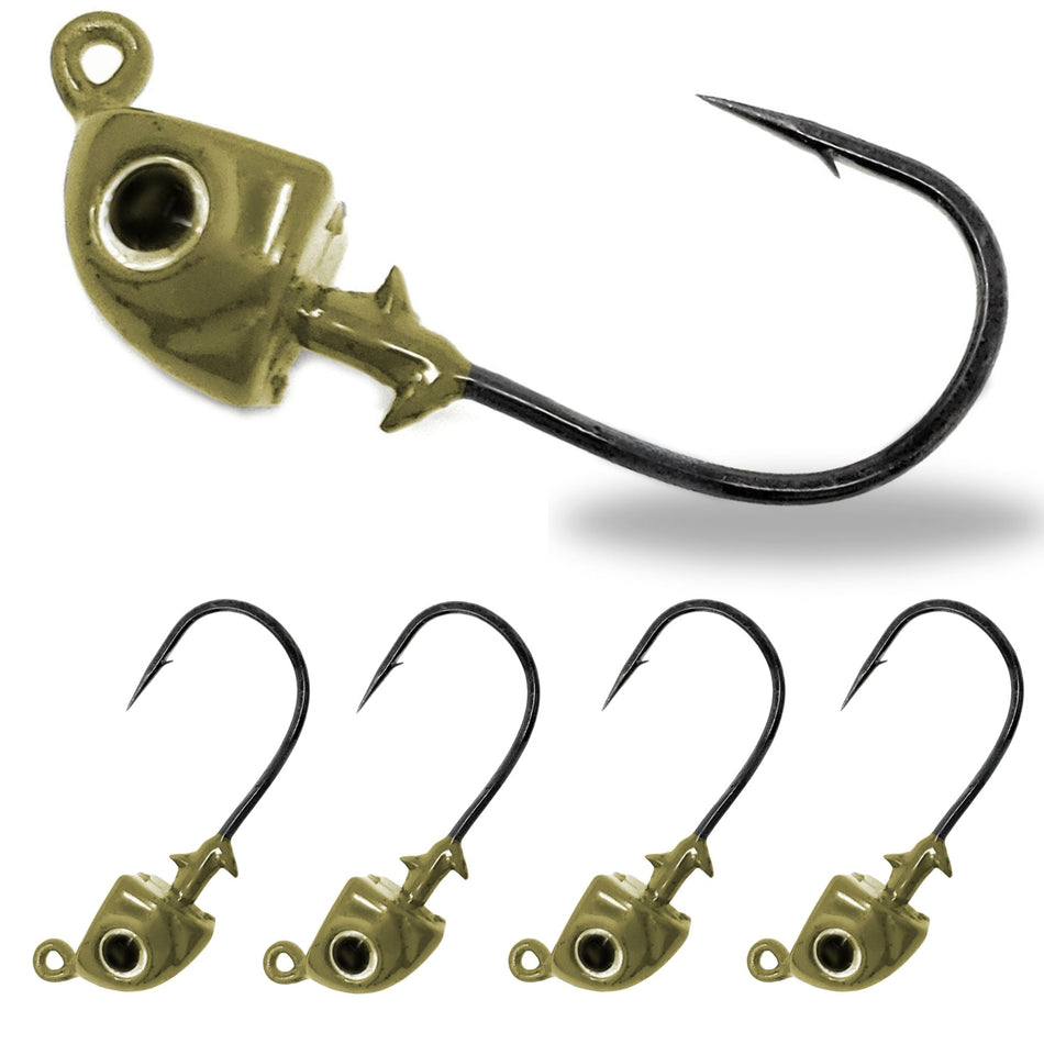 Reaction Tackle Tungsten Swimbait Jig Heads (5 - Pack) - Get Tight Gear