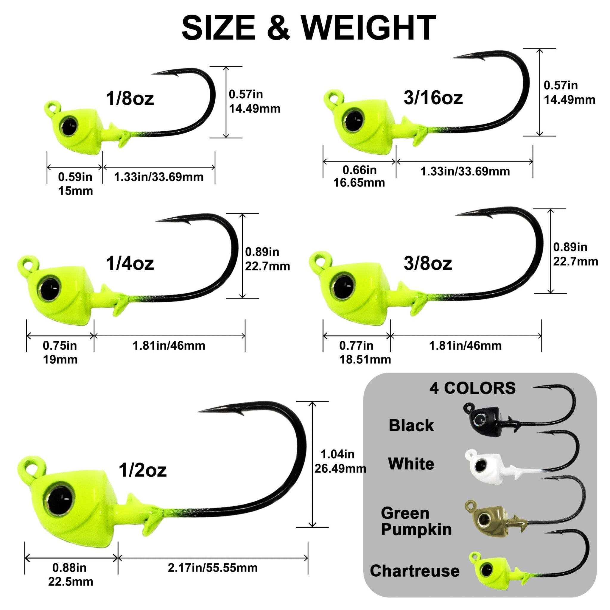 Reaction Tackle Tungsten Swimbait Jig Heads (5 - Pack) - Get Tight Gear