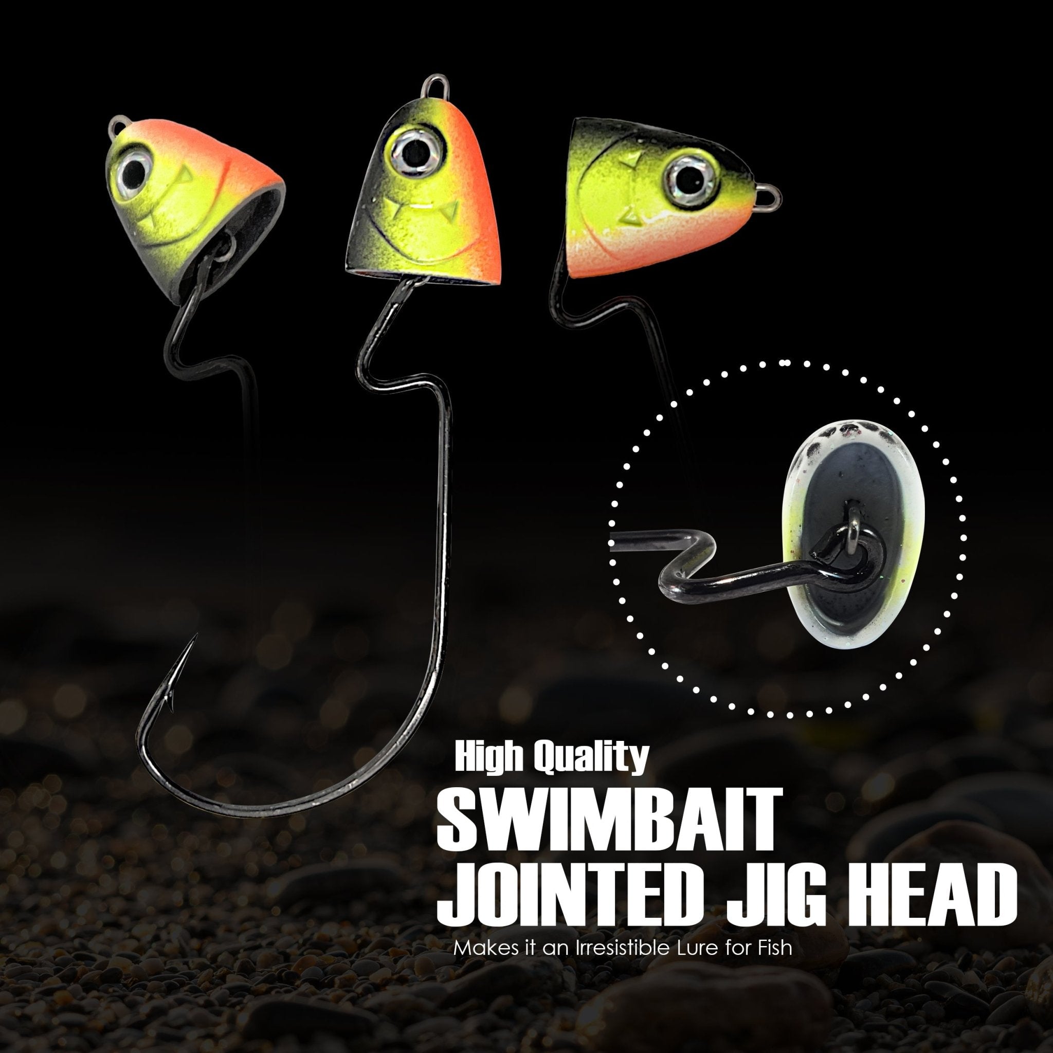 Reaction Tackle Tungsten Swing/ Swimbait Jig Heads - Get Tight Gear