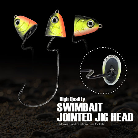 Reaction Tackle Tungsten Swing/ Swimbait Jig Heads - Get Tight Gear