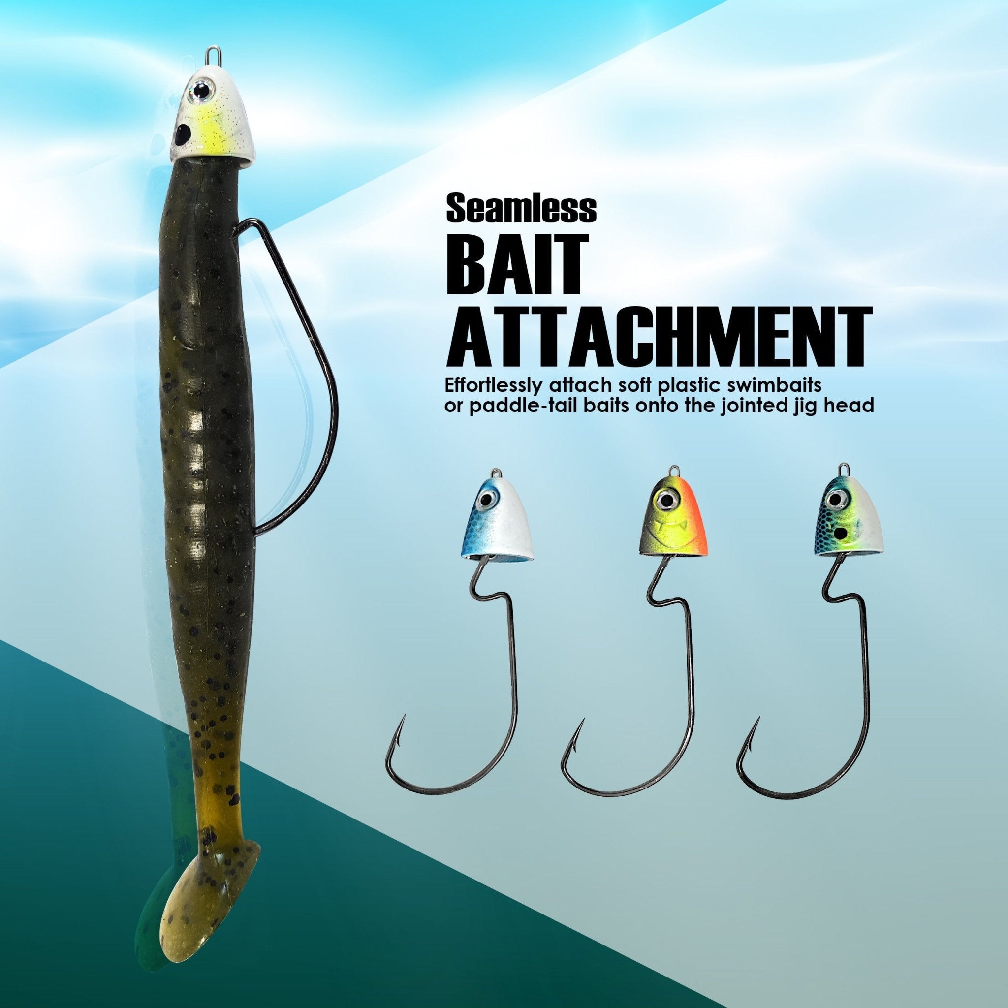Reaction Tackle Tungsten Swing/ Swimbait Jig Heads - Get Tight Gear