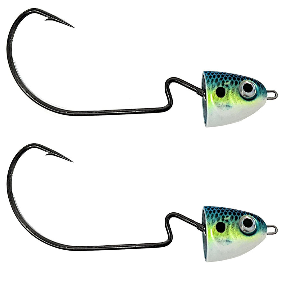 Reaction Tackle Tungsten Swing/ Swimbait Jig Heads - Get Tight Gear