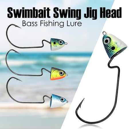 Reaction Tackle Tungsten Swing/ Swimbait Jig Heads - Get Tight Gear