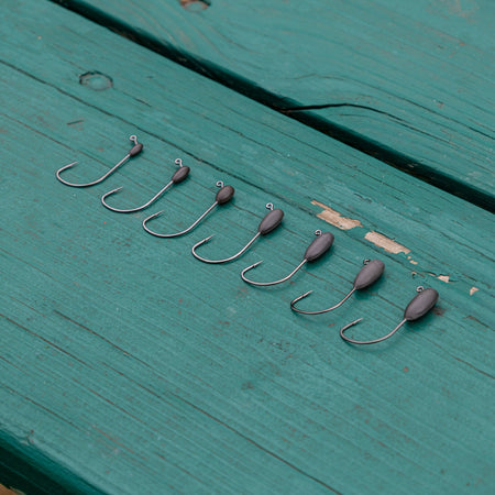 Reaction Tackle Tungsten Tube Jig Heads - 5 - Pack - Get Tight Gear