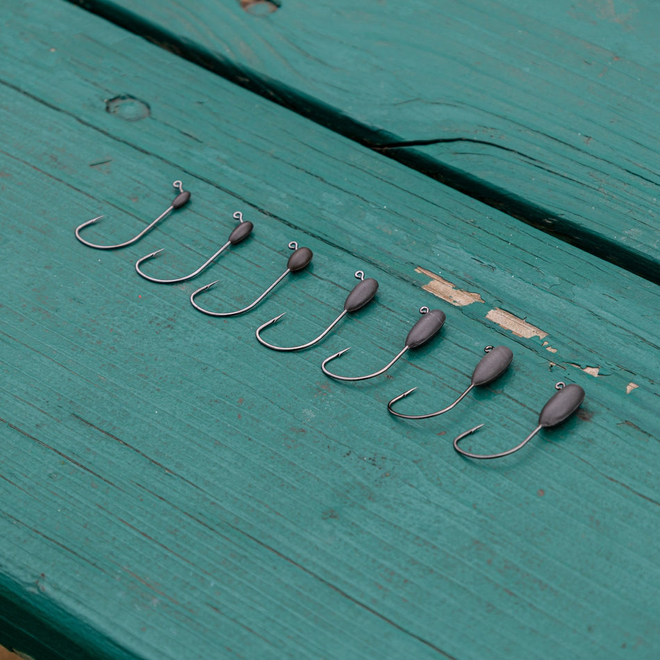 Reaction Tackle Tungsten Tube Jig Heads - 5 - Pack - Get Tight Gear