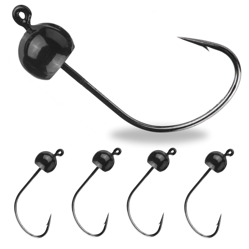 Reaction Tackle Tungsten Wacky Jig Heads (5 - PACK) - Get Tight Gear