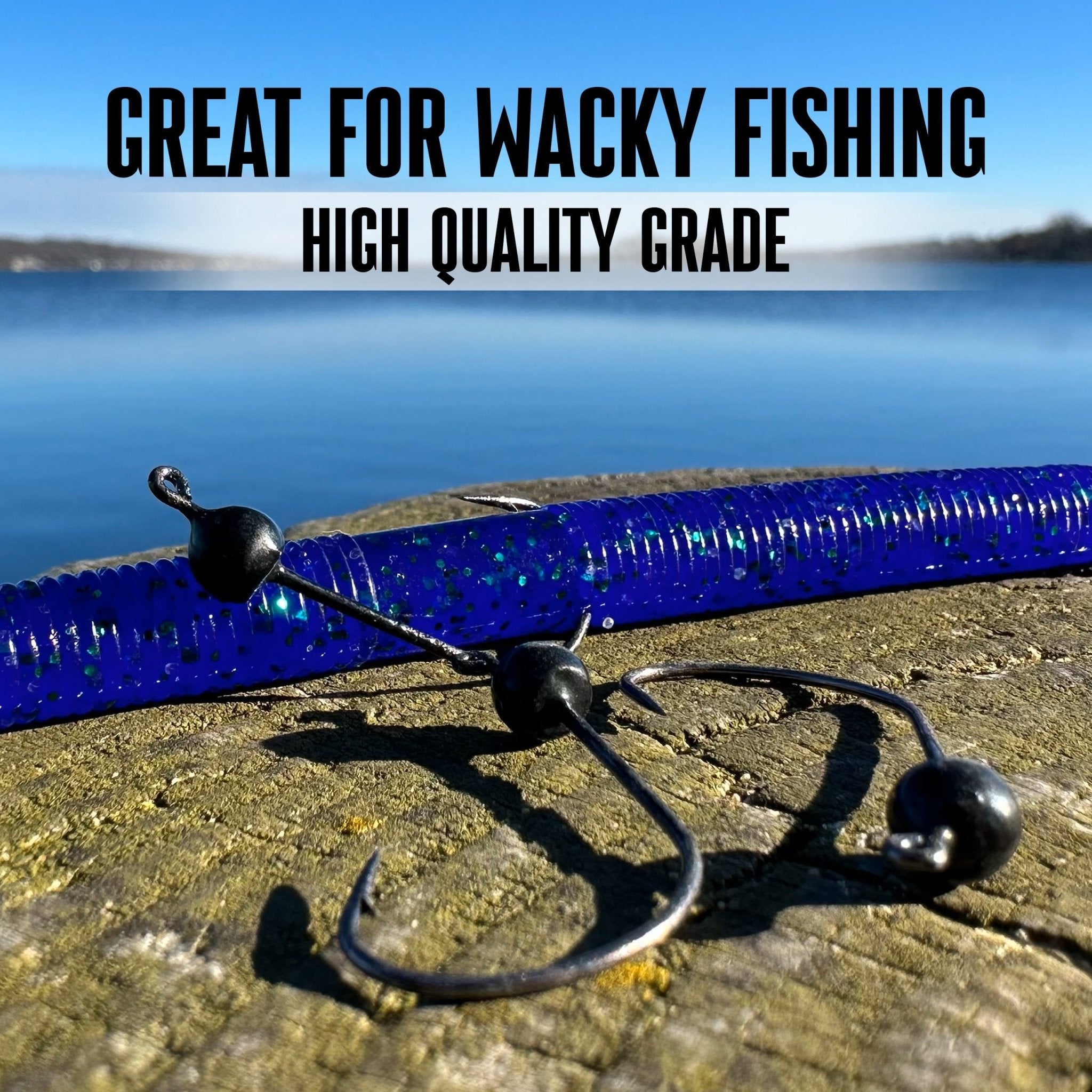 Reaction Tackle Tungsten Wacky Jig Heads (5 - PACK) - Get Tight Gear