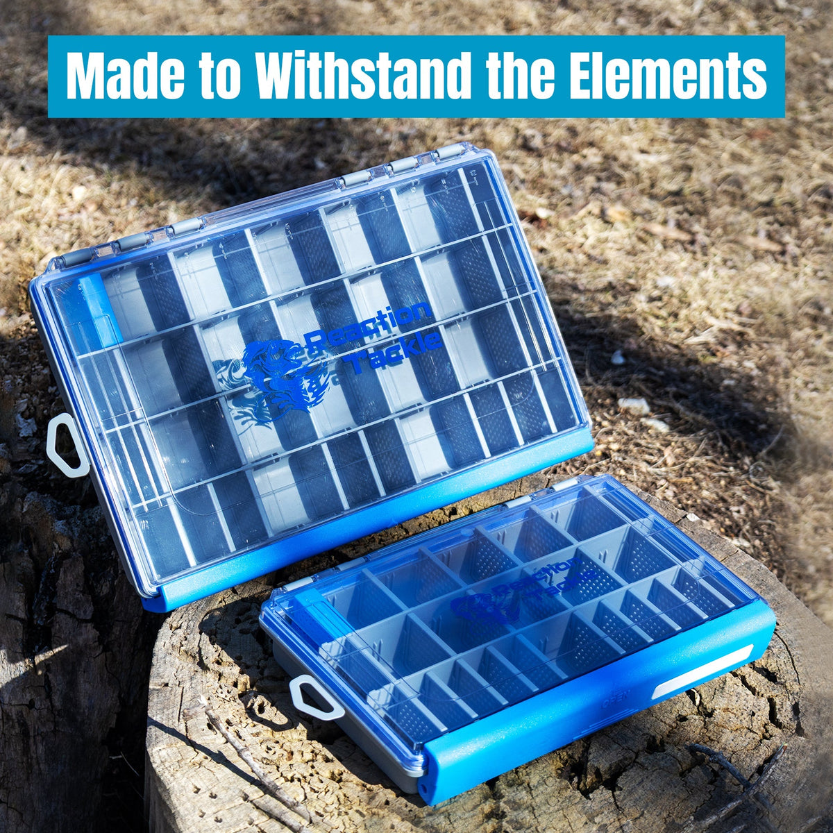 Reaction Tackle Ultra Elite Tackle Tray - Water Resistant with Single Clip Design - New - Get Tight Gear