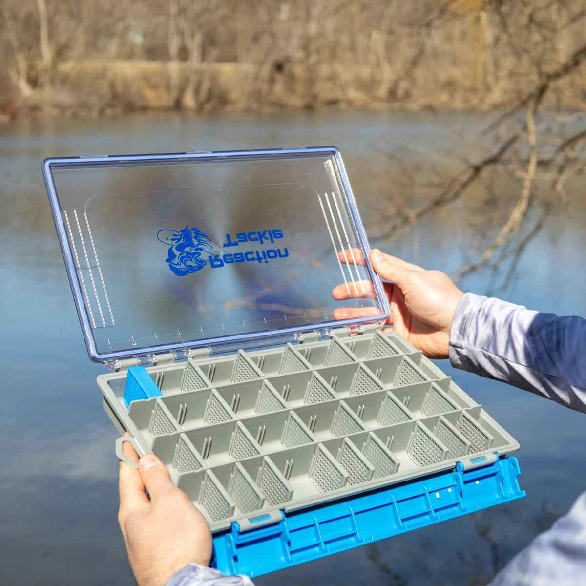 Reaction Tackle Ultra Elite Tackle Tray - Water Resistant with Single Clip Design - New - Get Tight Gear