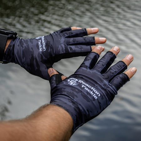 Reaction Tackle UV Fishing Gloves UPF 50+ - Get Tight Gear
