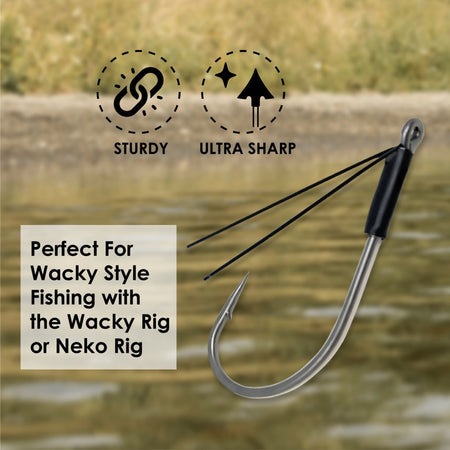 Reaction Tackle Wacky Neko Hooks - 25 Pack - Get Tight Gear