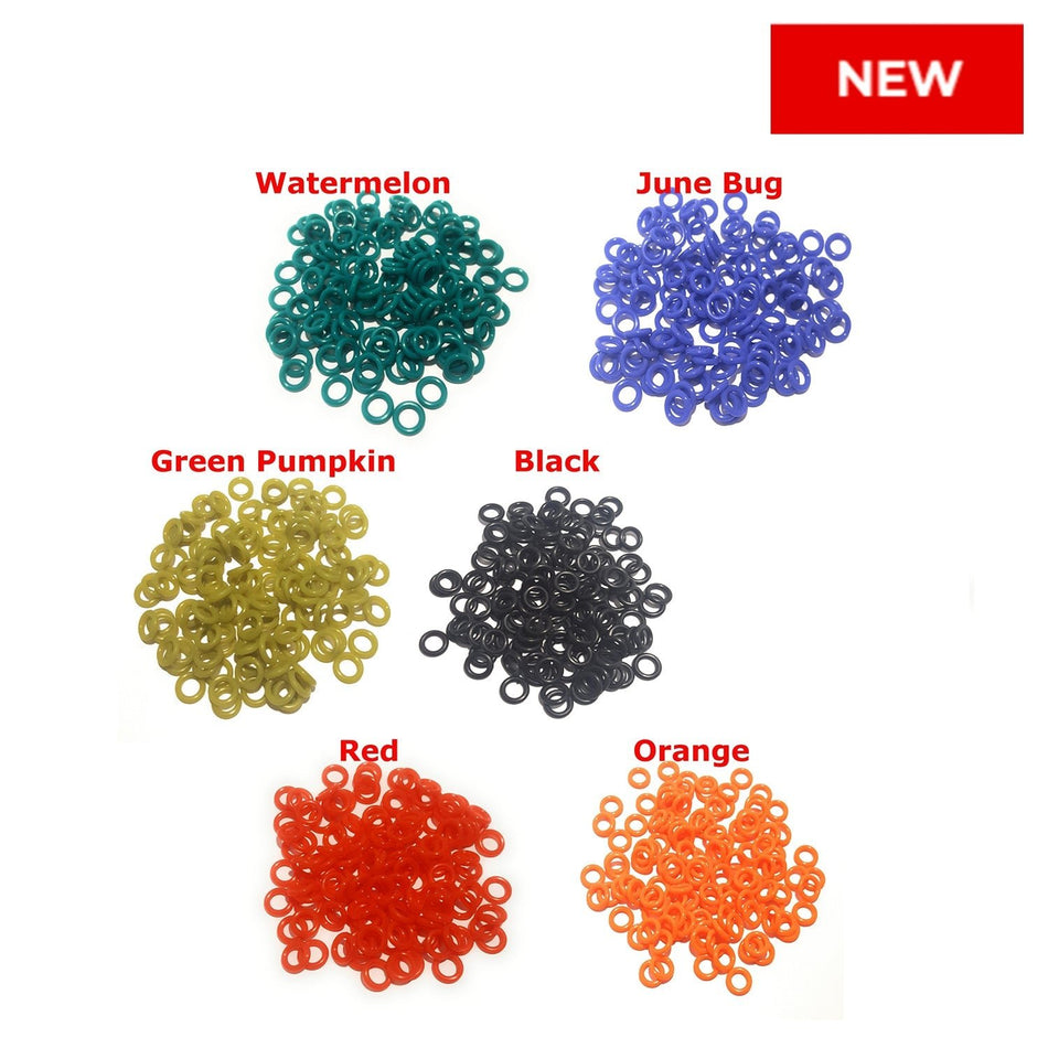 Reaction Tackle WACKY O - RINGS - 125 Pack or 300 Pack - Get Tight Gear