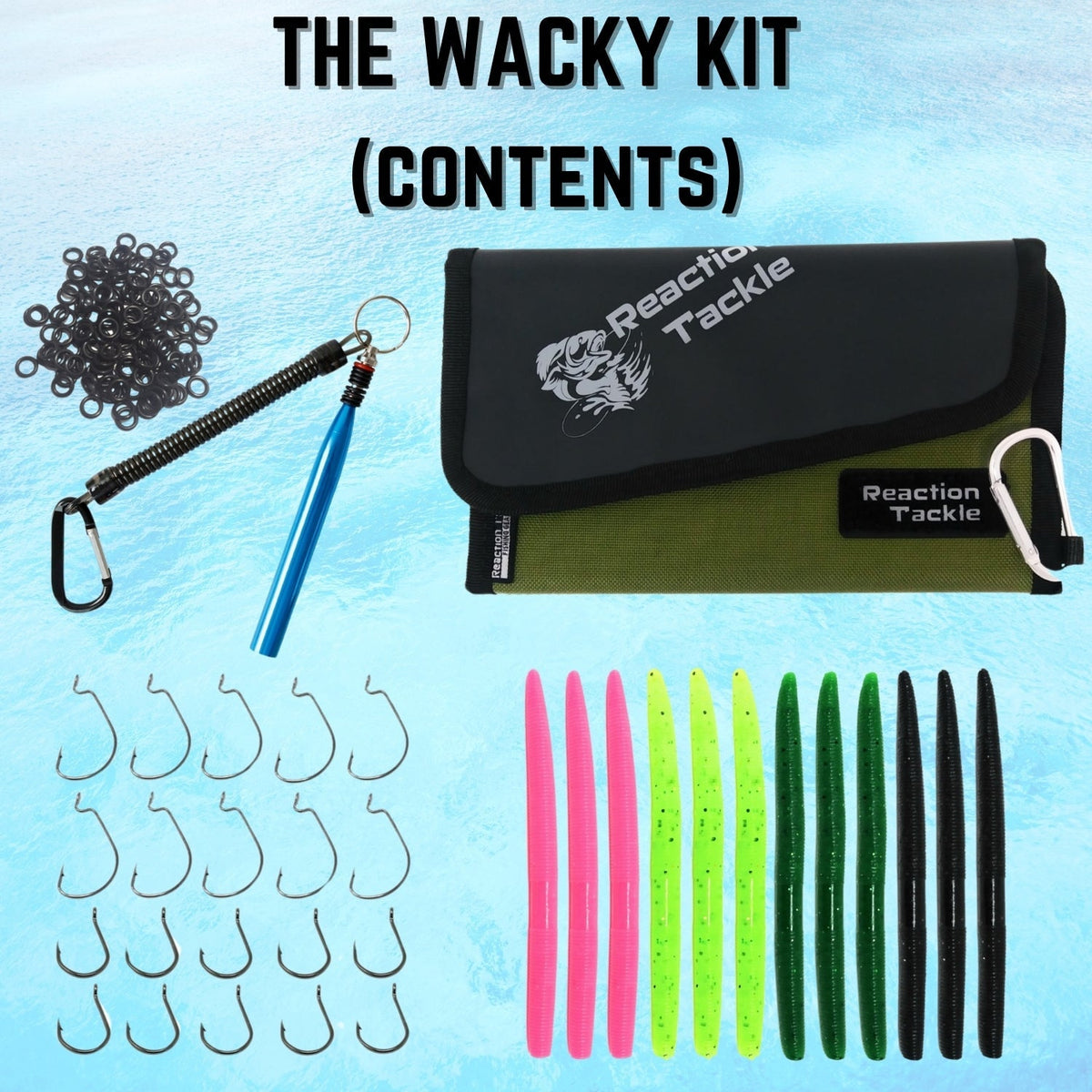 Reaction Tackle Wacky Worm Tools, Sets and Kits - Get Tight Gear